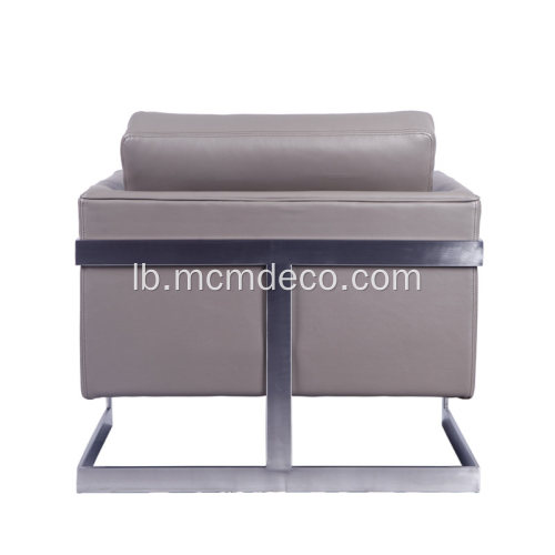 Modern Milo Baughman Leather Lounge Stull 1968